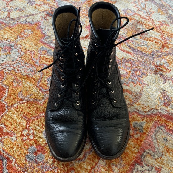 Vintage Justin Western Combat Boots - Picture 3 of 6